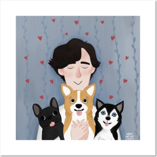 Sherlock in Dog Therapy Posters and Art